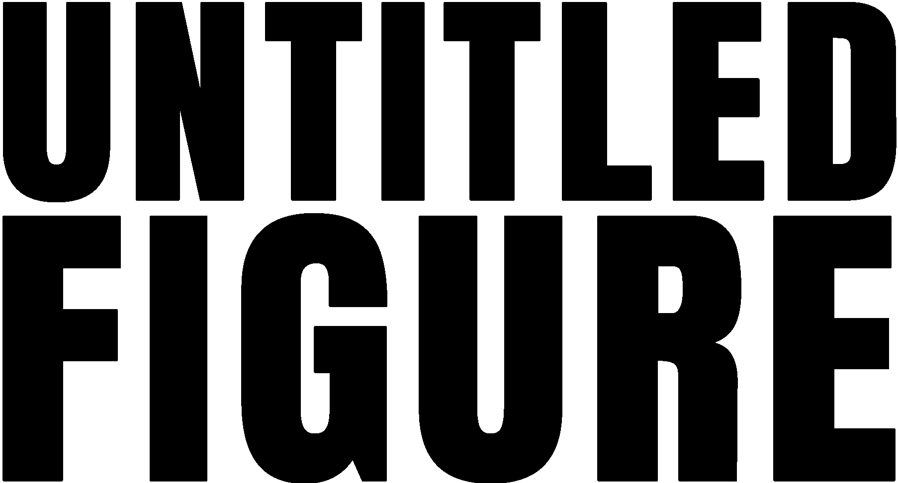 Untitled Figure Logo Black